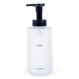 DISPENSADOR JABÓN ESPUMA VIDRIO OPACO CASA NATIVA